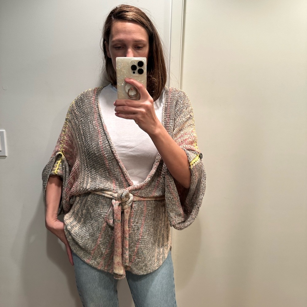FREE PEOPLE XS S M Cardigan Sweater Wrap